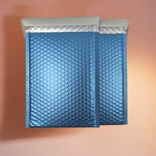 Blue aluminized film bubble bag mobile phone digital accessories screen packaging bag in stock fragile packaging anti-static