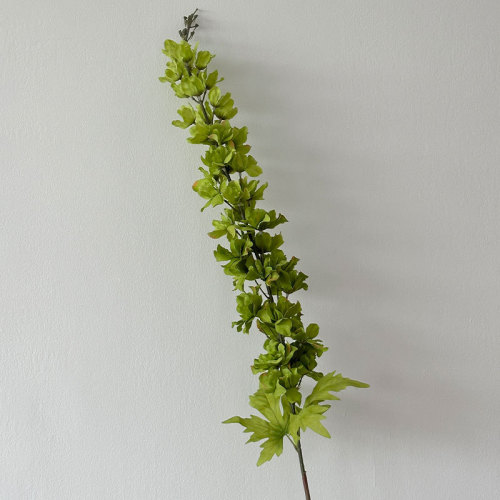 Green simulated flowers, forest wedding hall ceiling, high fake flowers and green plants, background wall flowers, wall paths, flower arrangements