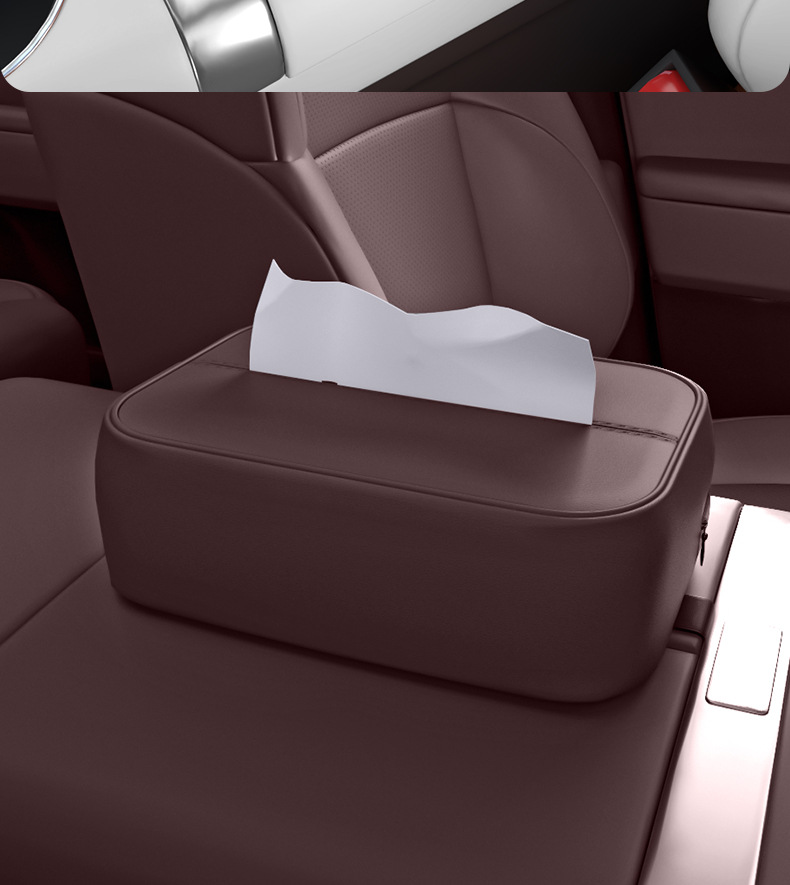 Suitable for Fang Cheng Bao Titanium 3 Tissue Box, 25 New Model Car Original Color Armrest Box Hanging Tissue Holder, Seat Tissue Box