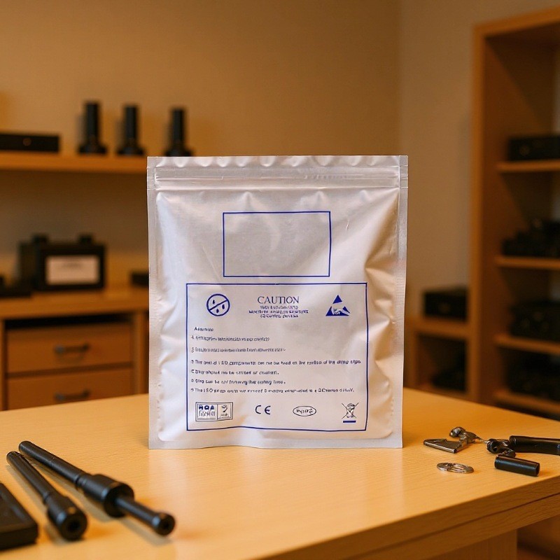 厂家供应防静电屏蔽袋 LED灯条自封袋 电子元件防静电铝箔袋