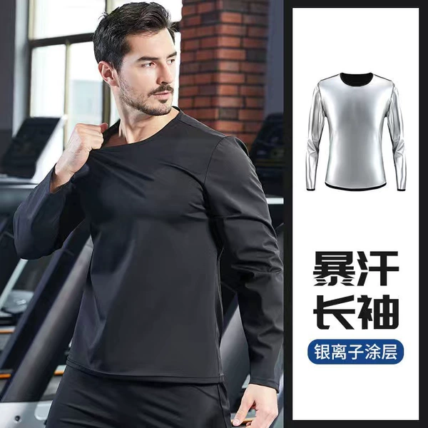 Sweat long sleeves full silver coating