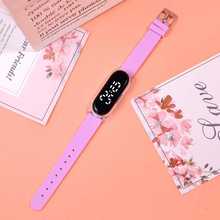 新款防水运动款手环表时尚潮流男女学生夜光防水LED电子手表批发