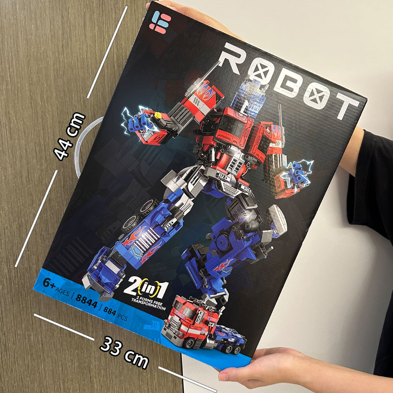 Bloques de construcción de robots transformables, partículas pequeñas, mecha para niños, Optimus Prime, Bumblebee, guerrero, juguete educativo de ensamblaje, regalo para niños.
