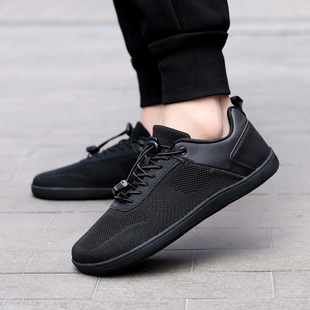 2025 Cross-Border Popular Barefoot Shoes for Men and Women with Wide Last and Wide Palms, Breathable, Non-Slip, Lightweight Indoor Fitness Training Sneakers