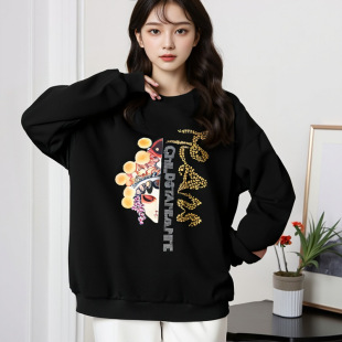 60.00 kg-175.00 kg plus size women's clothing 2025 spring autumn winter loose fat sister sweater fleece-lined padded jacket new mm