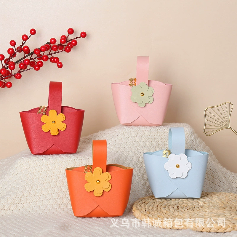 Skin new wedding creative wedding candy gift box group gift box empty box handbag bag manufacturer spot candy box