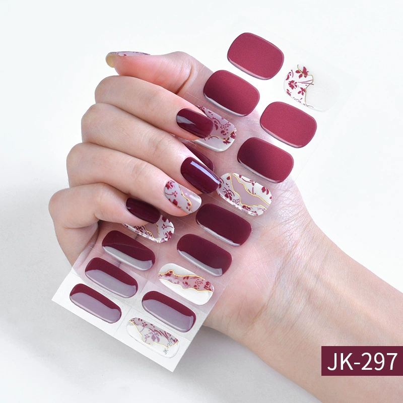 Набор для ногтей XT Gel с наклейками, искусственные ногти и лак для ногтей
