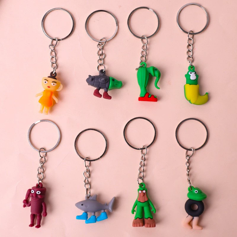 Keychain for students, toy, doll with accessories