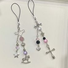 【梦想木马】手作串珠自制少女心简约ins风手机链可爱咕本ccd挂件