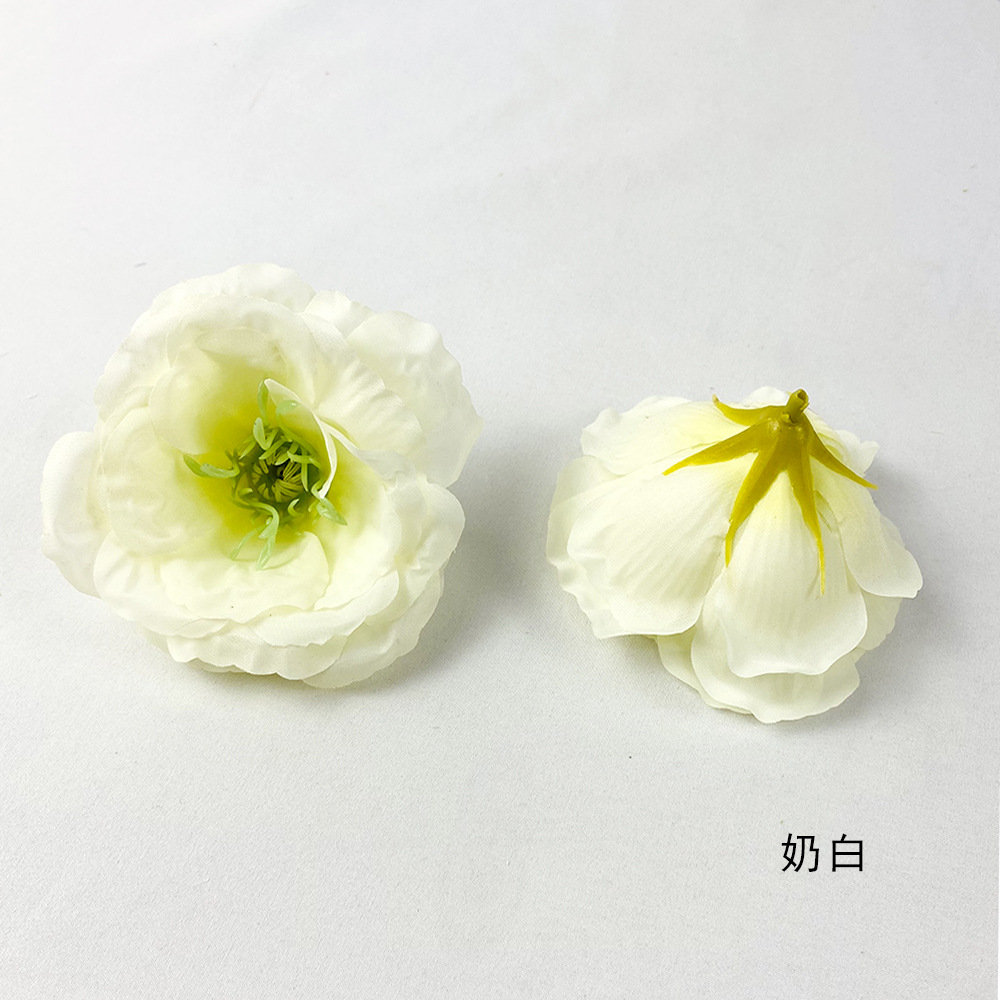 Simulación de flores de Platycodon di-i - diy pinzas de flores accesorios sombrero decoración de bodas para el hogar fotografía floral fresca