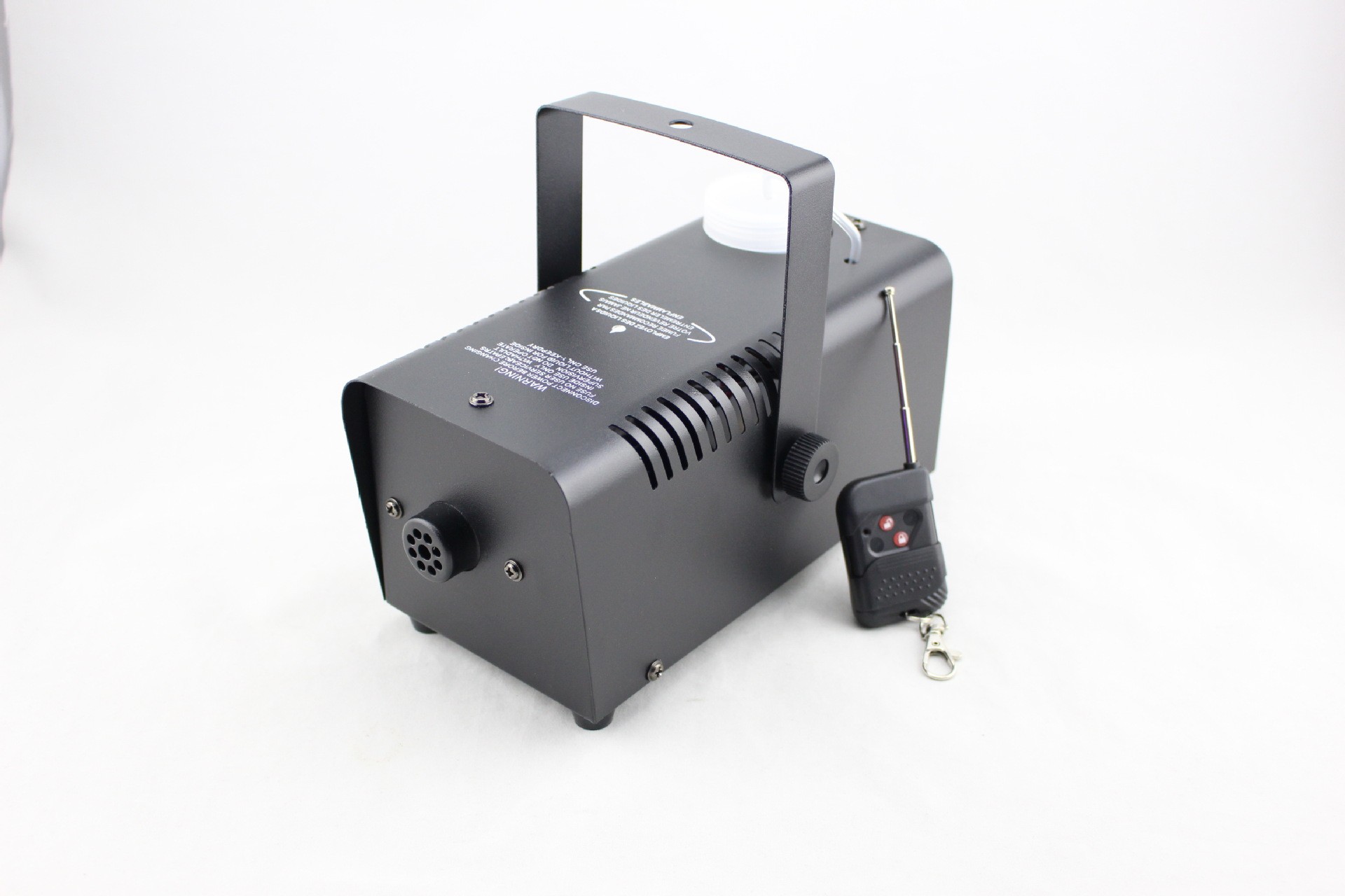 Máquina de humo transfronteriza 500W con 3LED lámparas pulverizador de humo de control remoto etapa boda colorido pulverizador de humo al por mayor