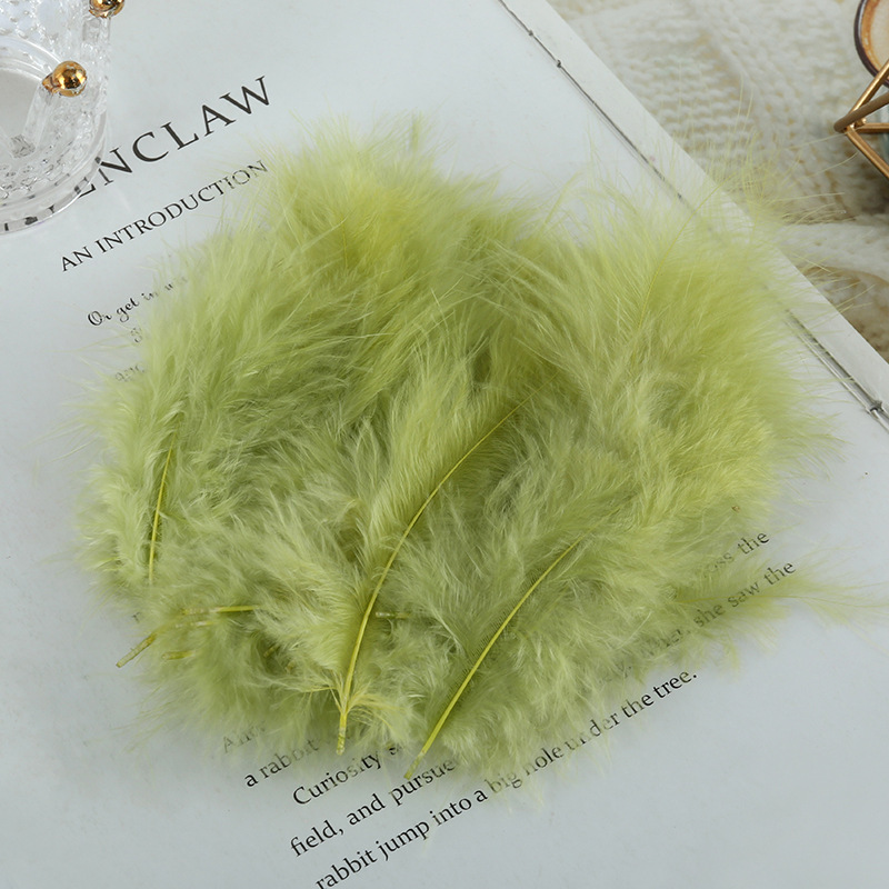 Pelotas de pavo, plumas de terciopelo de cola afilada, plumas de colores, Dreamnet, plumas, plumas, luces de plumas, bolas de olas, plumas, venta al por mayor transfronteriza