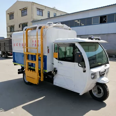 Pure Electric Bucket-Type Three-Wheeled Garbage Elektrik zibil maşınları