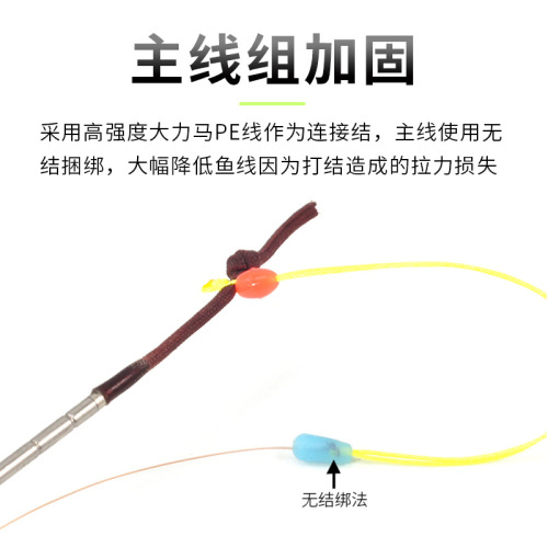 大力马pe结主线接头鱼线加强结线组连接器渔具垂钓钓鱼用品小配件