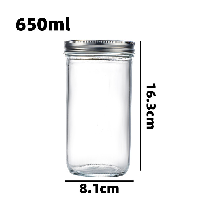 现货500ml果酱瓶鱼子酱瓶380ml梅森密封罐酱菜玻璃储物罐厂家批发|undefined