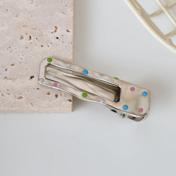6#Colored dot rectangle-empty-6cm