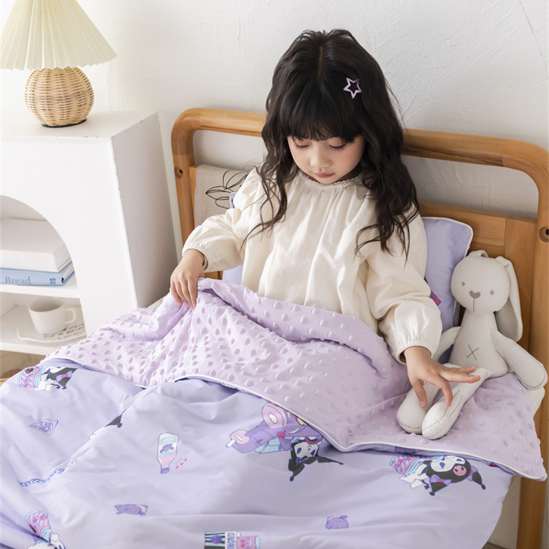 Sanrio kt felino seda helada frijoles edredón de verano niños dibujos animados edredón de verano bebé edredón de aire acondicionado de verano edredón delgado