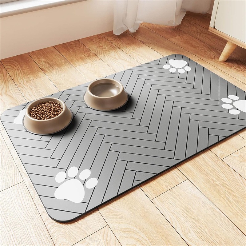 3D Diatomaceous Earth Bath Mat, Water Absorbent, Non-Slip, Dirt-Resistant, Quick-Drying, For Entryway, Bedroom, Living_voghion.com