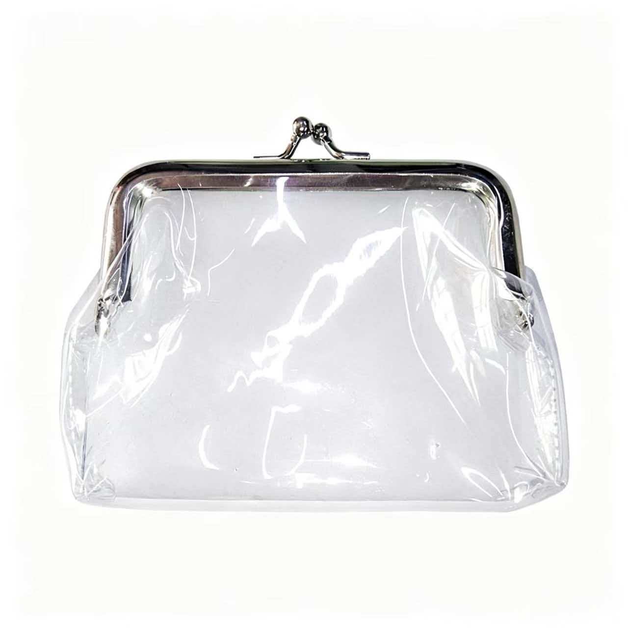 Coin Purse, Portable Card Holder and Pvc Transparent Card Keychain Case 4inch Pvc Material