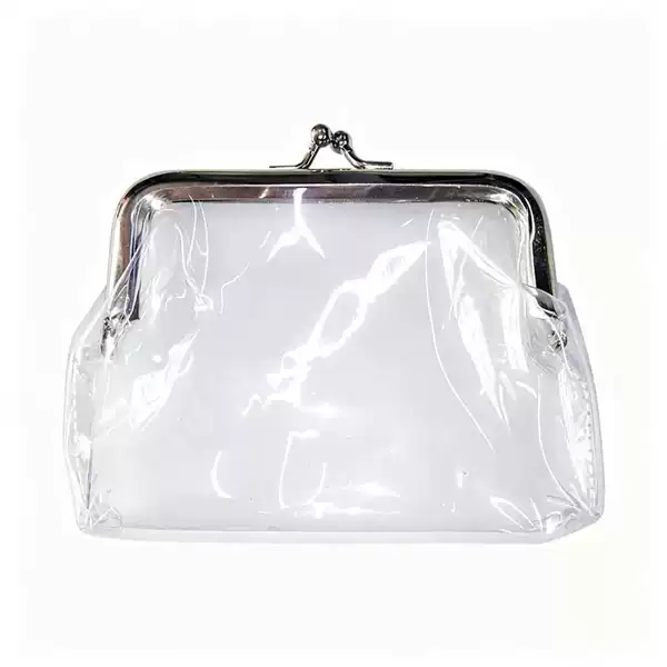 Coin Purse, Portable Card Holder and Pvc Transparent Card Keychain Case 4inch Pvc Material