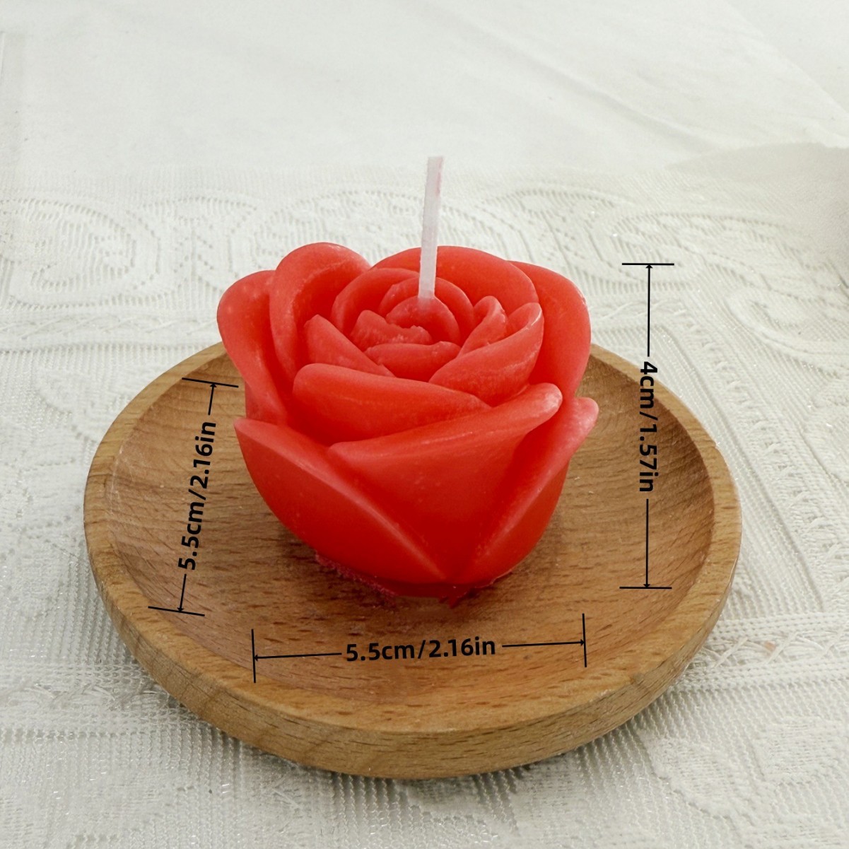 Rosas transfronterizas con vela de banano, velas de San Valentín, velas hechas a mano DIY al por mayor, velas de regalo