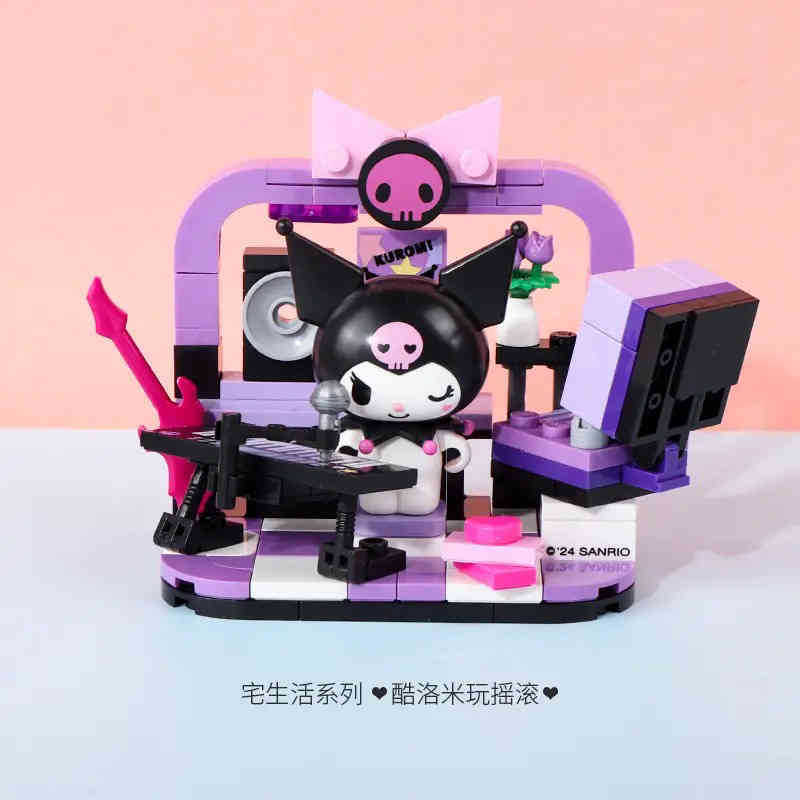素晴らしい K20849 サンリオホームライフビルディングブロックシナモンドッグクロメメロディシーンビルディングブロックガールギフト|undefined