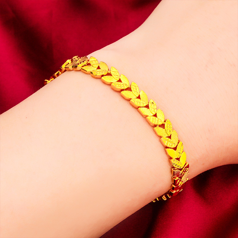 Unisex Jewelry Fashion Ear Bracelet Safety Buckle Watch Buckle Bracelet Wholesale Wheat Ear Bracelet_voghion.com