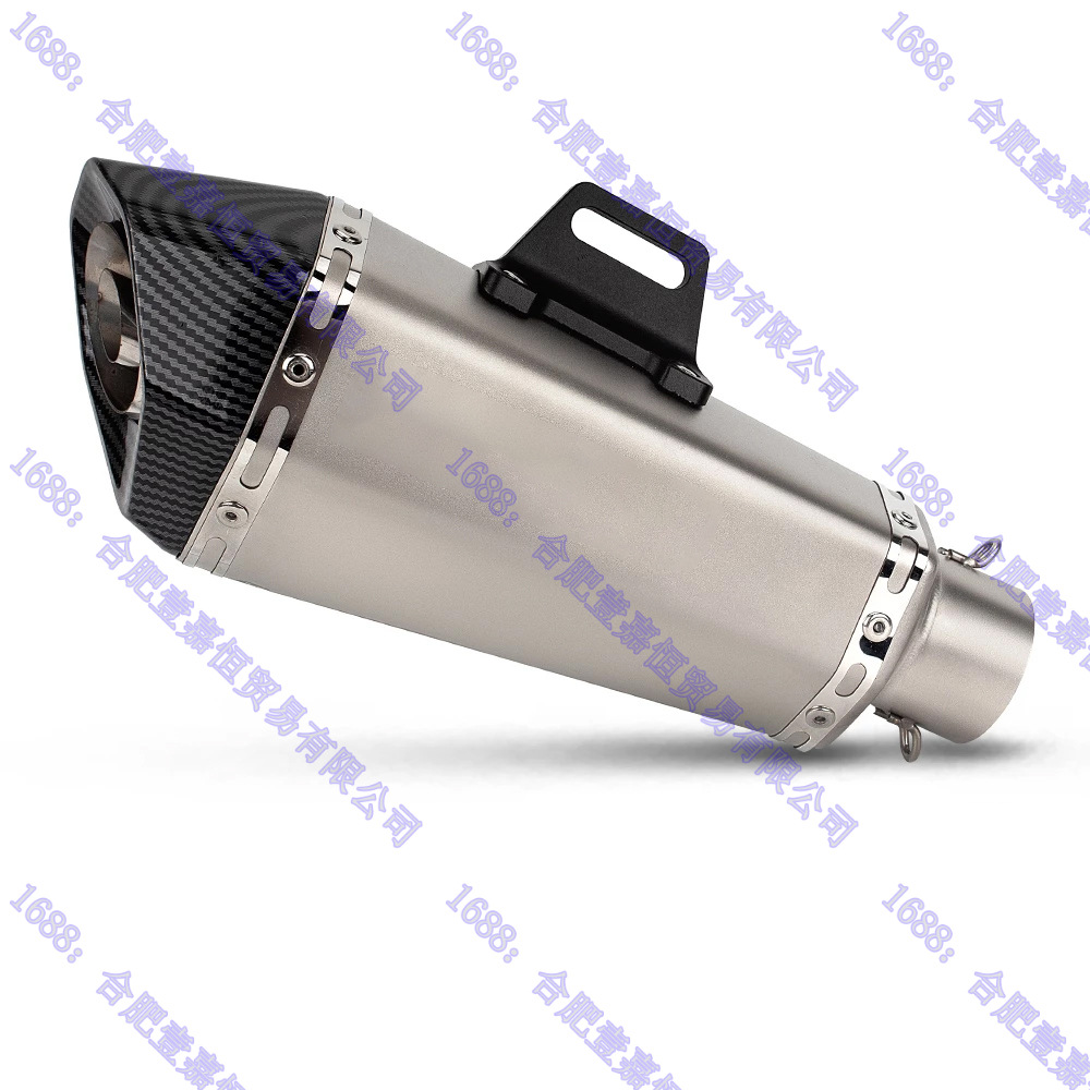 Cone-Shaped Hexagonal Exhaust Pipe for Ninja400 Zx4R Gsx250R Ktm Modified Cone-Shaped Hexagonal Exhaust