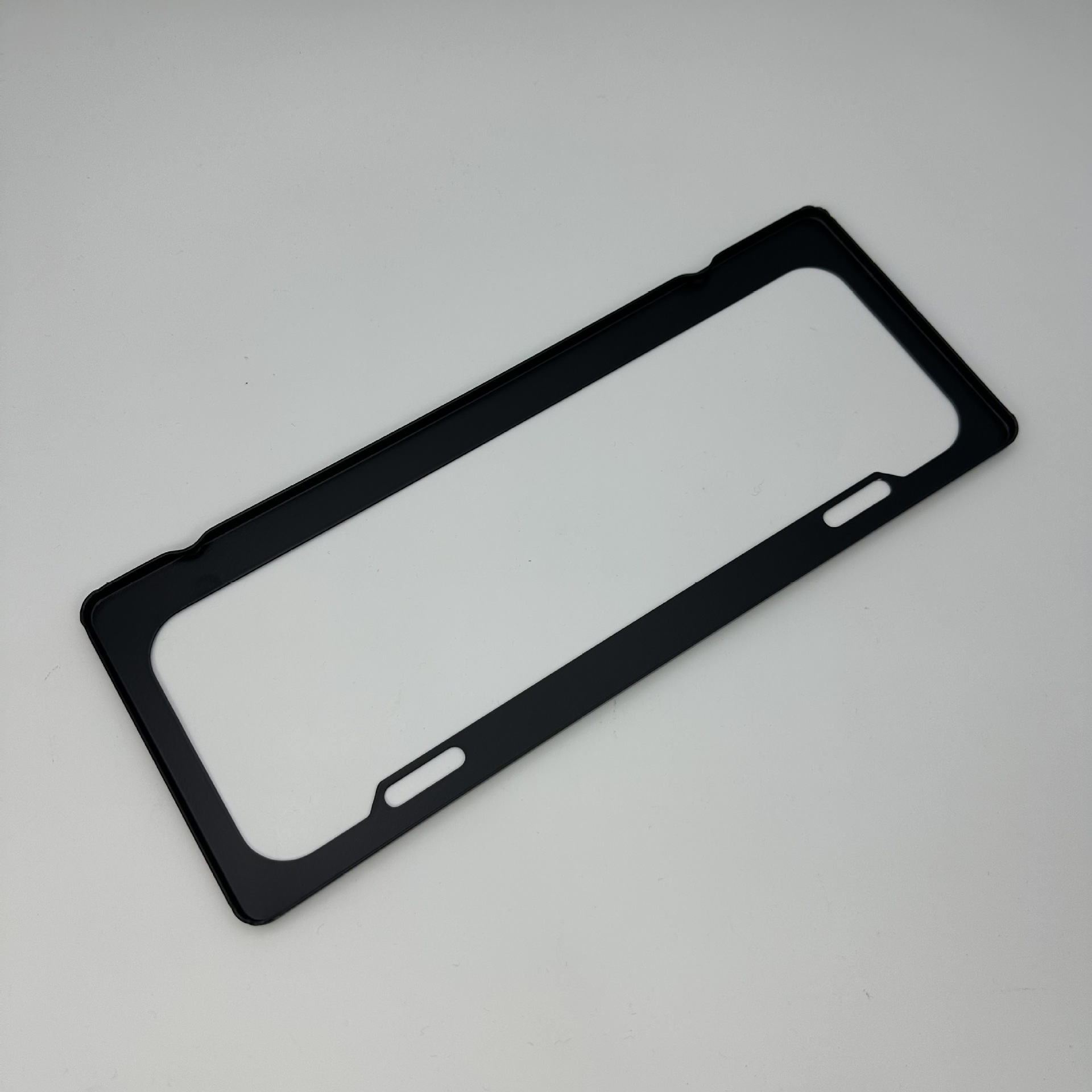 Solomon Islands Printed License Plate Frame Aluminum Alloy Narrow Edge Hollow Car License Plate Holder Foreign Trade Multi-Specification License Plate Frame