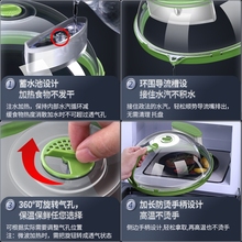 ?微波爐蓋罩防濺蓋加熱蓋蓋子耐高溫透明食品級熱菜罩子盤神