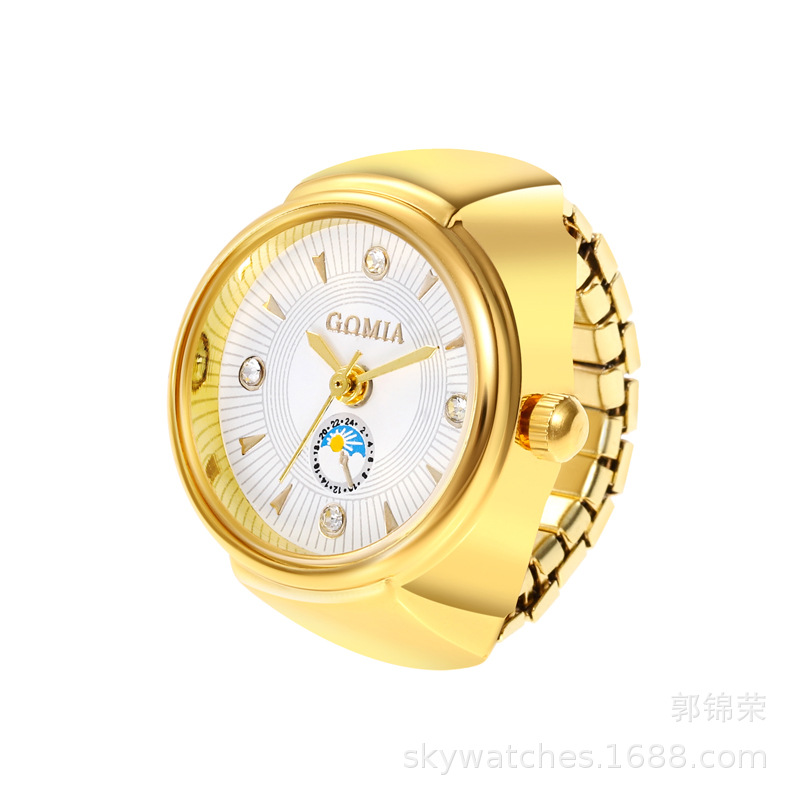 [Ring Watch] Amazon Foreign Trade Personalized Creative Male and Female Couple Digital up Ring Watch Manufacturer Hot Sale Wholesale