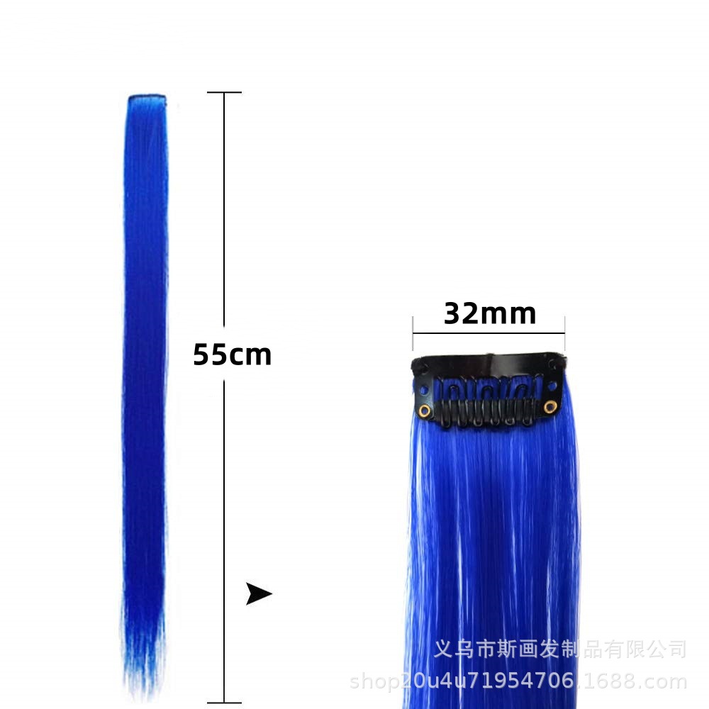 Pelucas de cabello de dama, pieza de seda a alta temperatura