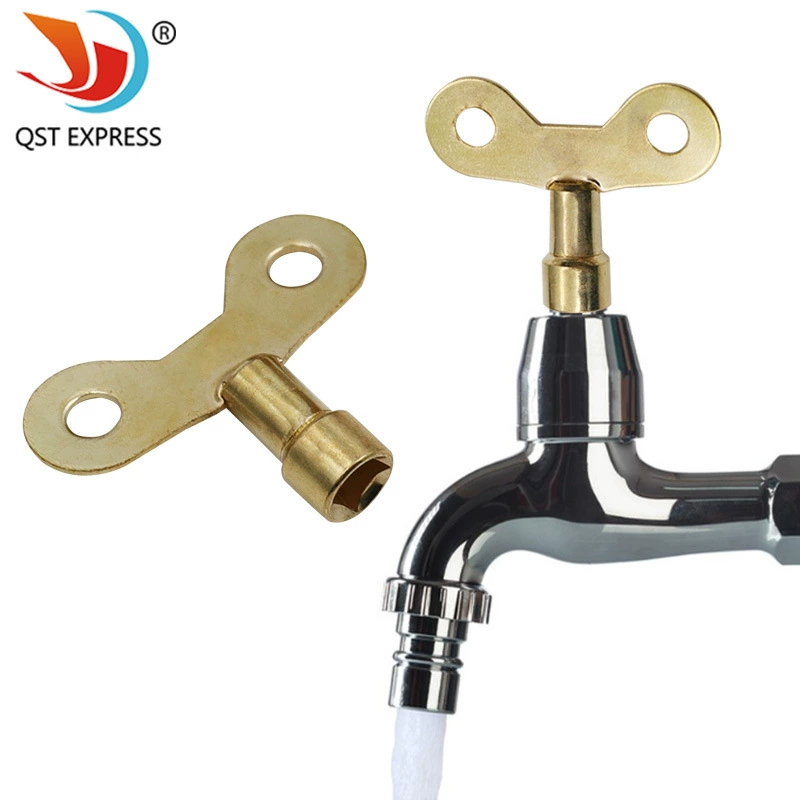 Смеситель с ручкой переключателя крана с ключом с замком для ключа Быстро открывающийся кран Четырехугловая ручка для ключей
