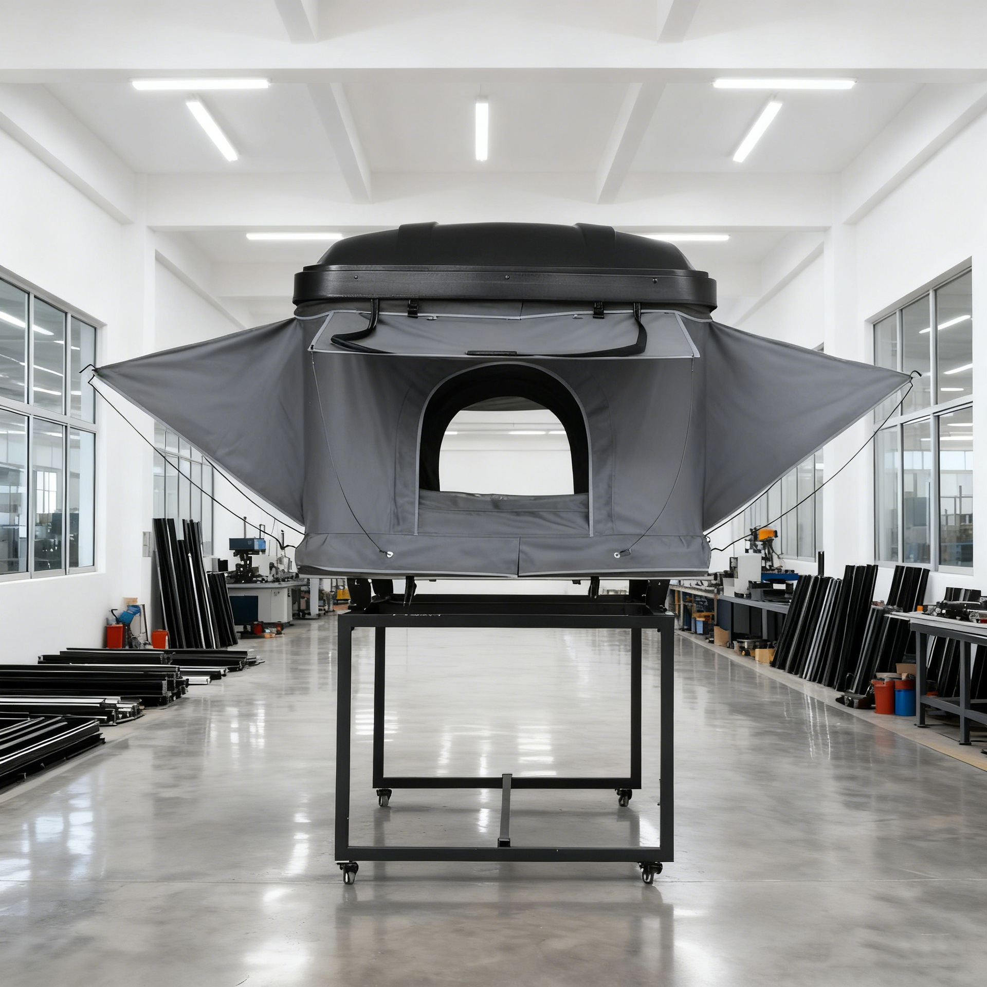 Carpa de techo automática para automóviles SUV de uso general para viajes de campamento al aire libre carpa de autoconducción