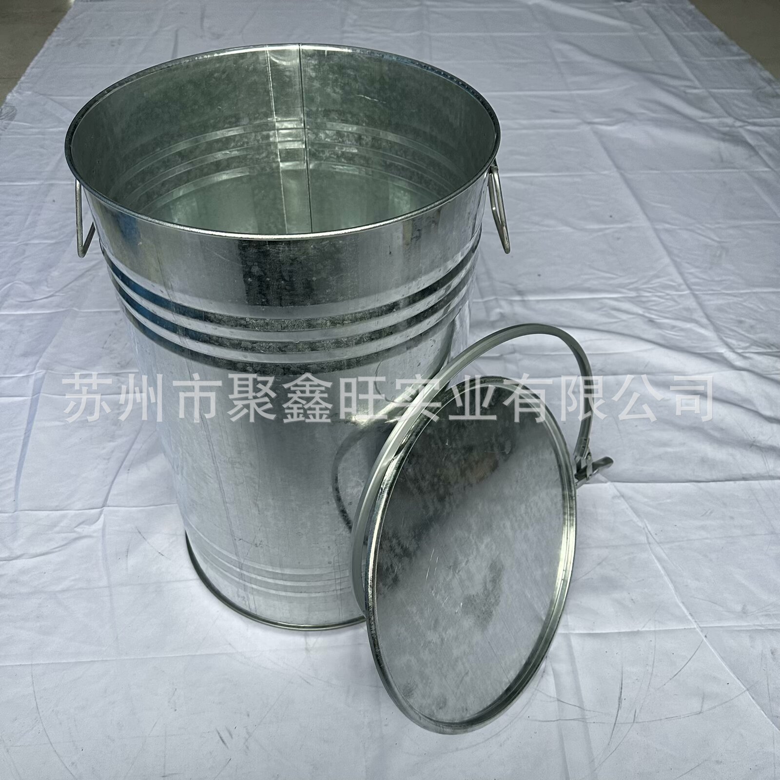 60l开口镀锌桶化工桶铁皮桶烤漆桶钢桶内涂桶厂家现货