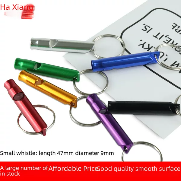 Wholesale fire aluminum alloy whistle trumpet whistle metal whistle aluminum alloy survival training whistle factory