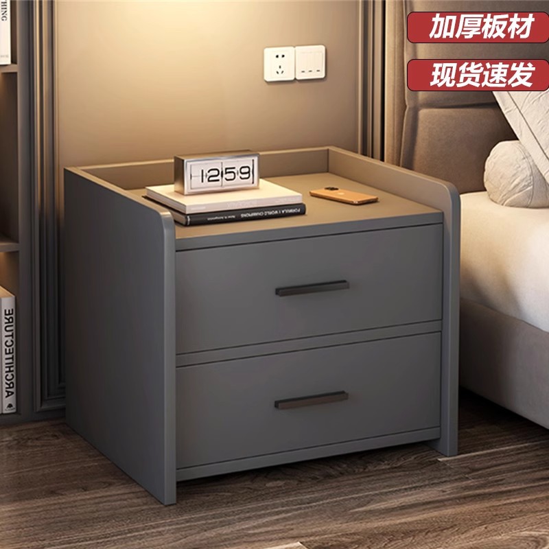 Mesita de noche, dormitorio doméstico moderno y simple, estante de cabecera, lujo ligero, armario de almacenamiento de alta gama, armario de almacenamiento junto a la cama