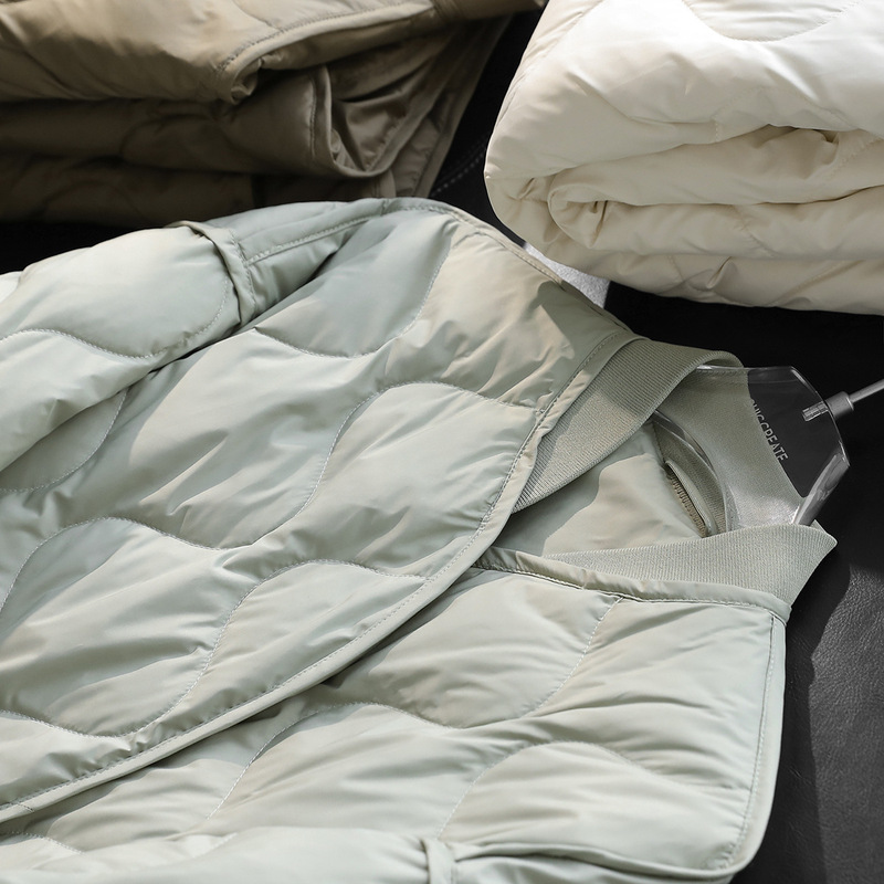 In Stock! Cabinet 1.5K Is Out of Stock! Gourd Quilted Fluffy Duck down Baseball Collar down Jacket for Women Autumn 080 In Stock! Cabinet 1.5K Is Out of Stock! Gourd Quilted Fluffy Duck down Baseball Collar down Jacket for Women Autumn 080