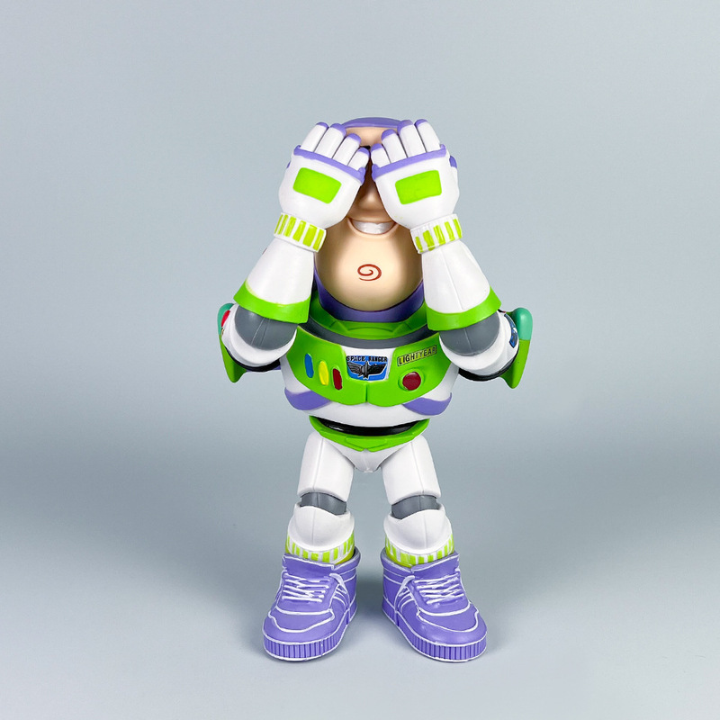 Toy Story Animation Handset Shy Buz Lightyear Spaceman Doll Model Doll Desktop Ornaments Wholesale