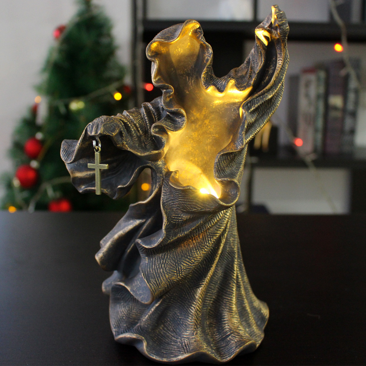  New Gothic Horror Gift with Luminous Death Skull Ghost Halloween Decoration Ornaments Death