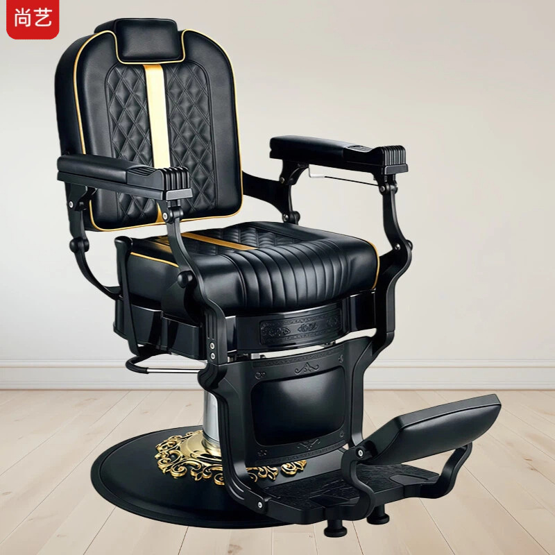 Transfronterizos para silla de barbero retro, silla de barbero para hombres, silla de cabeza de aceite, silla de barbero para afeitar image 22