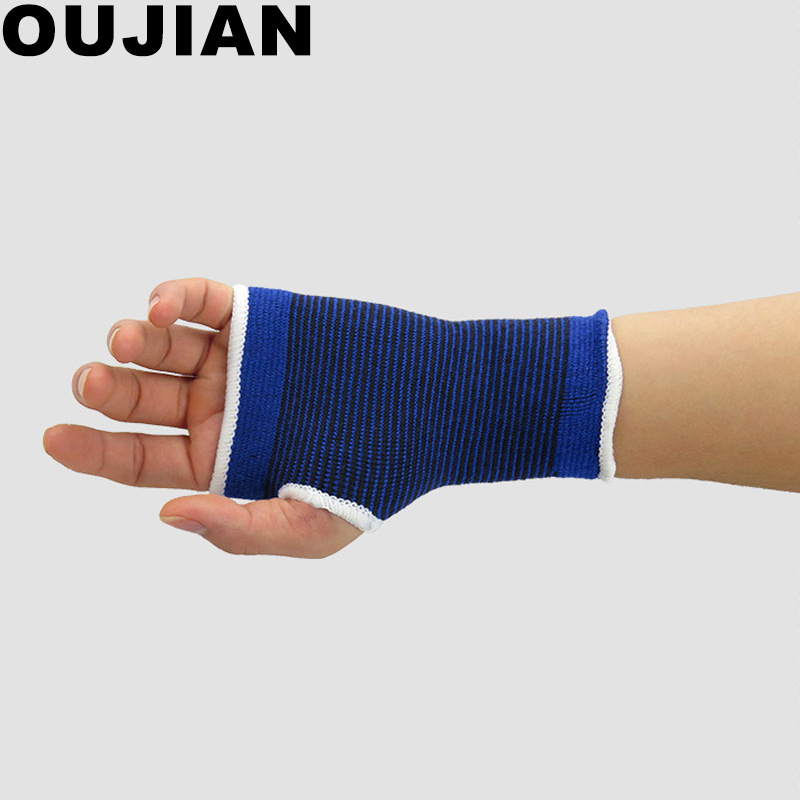 Equipo de protección de baloncesto de fútbol de protección de Palma deportes guantes de fitness de punto de algodón de poliéster para hombres y mujeres jóvenes Entrega al por mayor de fábrica