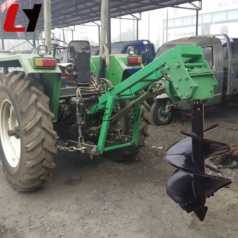 新品硬土植树挖坑机 拖拉机挖坑机 拖拉机带式挖坑机