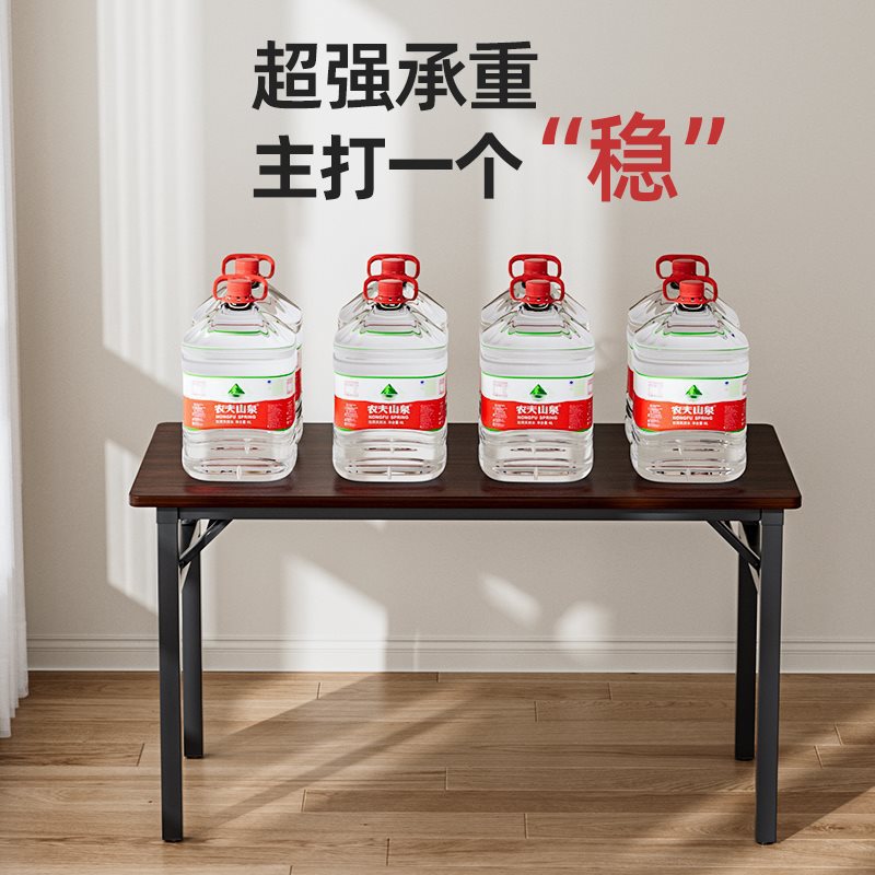 Mesa de escritorio plegable mesa de estudio de escritorio de escritorio de estudiantes de oficina en el hogar tabla pequeña tabla rectangular alquiler simple