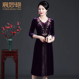 中老年休闲套装;连衣裙;旗袍