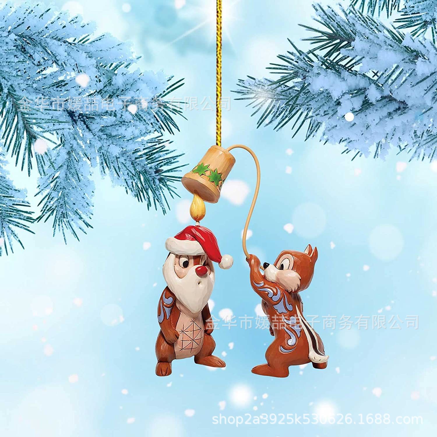 2022-23 Nuevos productos de dibujos animados acrílicos árbol de Navidad decoración colgante mochila de automóvil de Navidad colgante regalos image 21