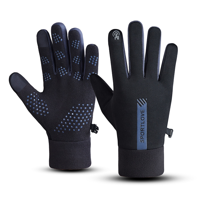 Deportes de invierno guantes calientes hombres y mujeres impermeables a prueba de viento a prueba de frío pareja ciclismo conducción antideslizante pantalla táctil