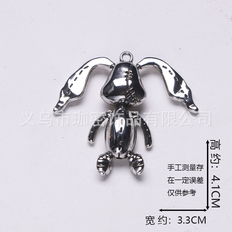 Collar de calle europeo y americano moda masculina hip hop estilo frío todo partido Internet celebridad aleación personalidad moda femenina ins suéter cadena colgante