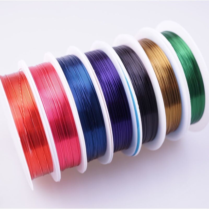 Color-Preserving Copper Wire, Special Copper Wire for Jewelry, Long-Lasting Color Retention, Jewelry Weaving Accessories Color-Preserving Copper Wire, Special Copper Wire for Jewelry, Long-Lasting Color Retention, Jewelry Weaving Accessories