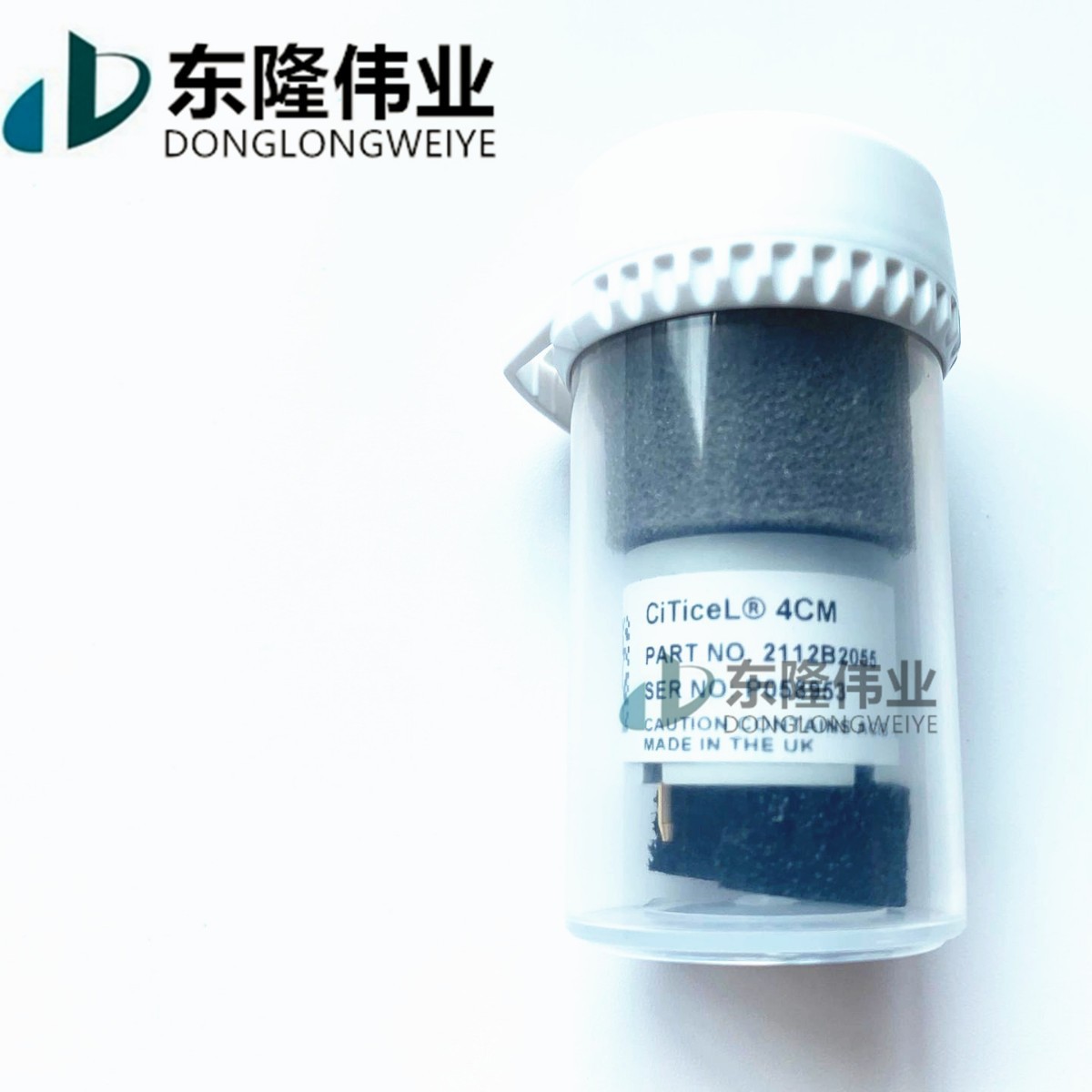 英国CITY矿用一氧化碳CO气体传感器 4CM 全新原装